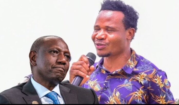 File image of Mumias East MP Peter Salasya and President William Ruto